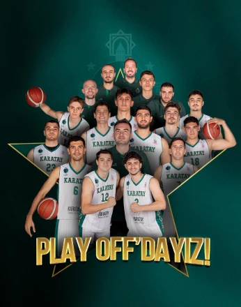 Karatay Belediyespor Play-Off sahnesinde