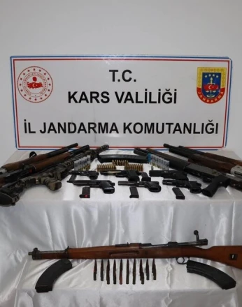 Kars’ta jandarmadan silah operasyonu