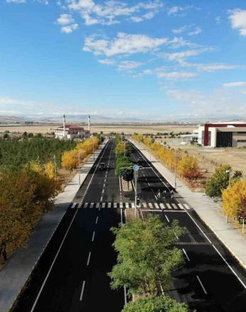 Kars’ta renk tonuna bürünen ağaçlar büyüledi