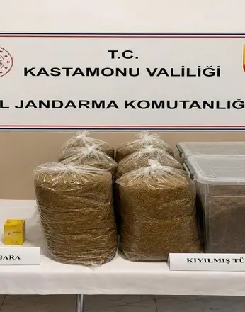 Kastamonu’da 4 bin 720 adet doldurulmuş makaron ele geçirildi