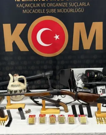 Kastamonu’da tarihi eser ile uyuşturucu madde ele geçirildi: 7 gözaltı