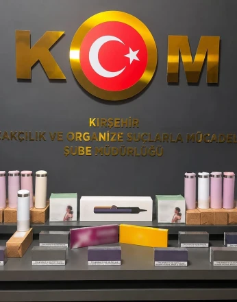 Kırşehir’de 130 paket ısıtılmış tütün ürünü ele geçirildi