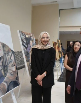 Kmü’de “Mustafa Diğler Ve Öğrencileri Resim Sergisi” Sanatseverlerle Buluştu