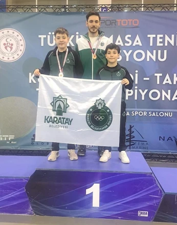 Masa tenisi ve halterde Karatay rüzgarı