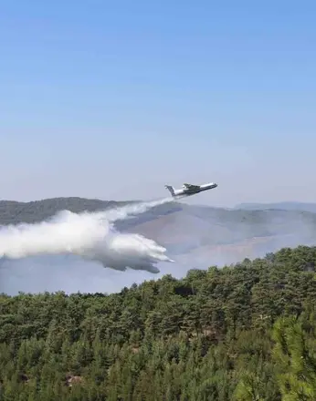 Muğla’daki yangının enerjisi düşürüldü