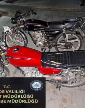 Niğde’de motosiklet hırsızlığı operasyonu: 2 şüpheli tutuklandı