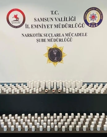 Samsun’da 10 bin uyuşturucu hap ele geçirildi