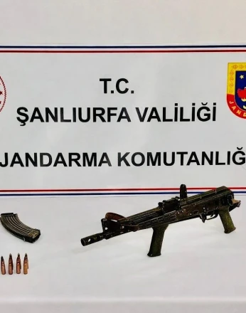 Şanlıurfa’da silah kaçakçılığı operasyonunda 1 gözaltı
