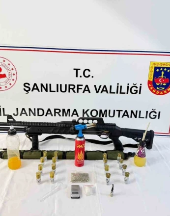 Şanlıurfa’da uyuşturucu ve silah ele geçirildi