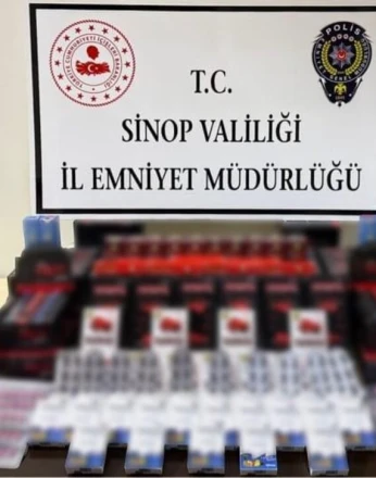 Sinop’ta kaçak içki ve cinsel içerikli ürün operasyonu: 1 gözaltı