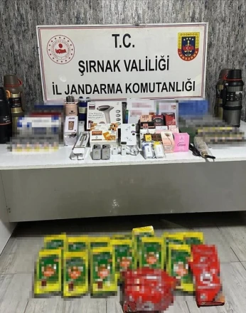 Şırnak'ta jandarmadan kaçakçılık operasyonu: 3 tutuklama