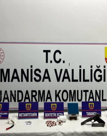 Soma'da jandarmadan uyuşturucu operasyonu