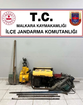 Tekirdağ'da kaçak kazıya suçüstü: 3 şüpheli yakalandı