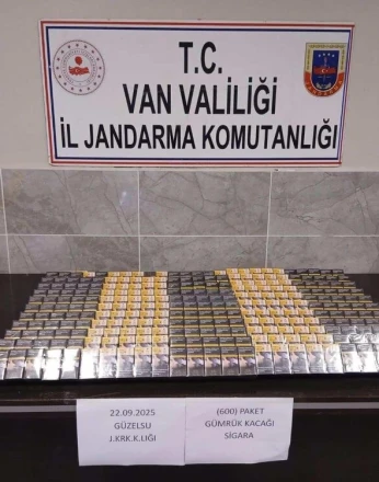 Van’da kaçak sigara ve malzeme ele geçirildi