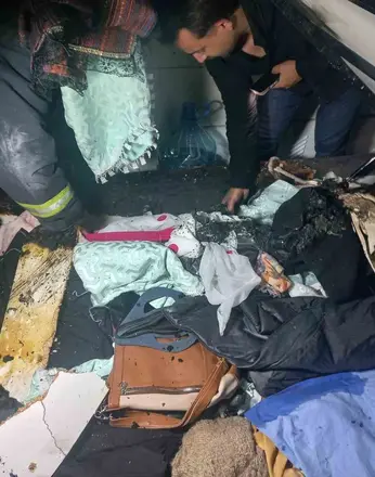 Van’da ev yangını
