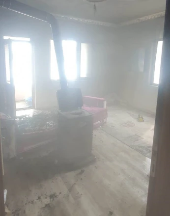 Van’da ev yangını