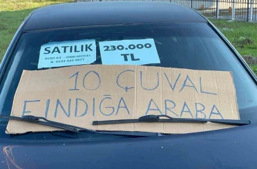 10 çuval fındık getirene araba 