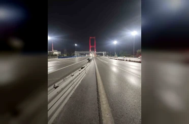15 Temmuz Şehitler Köprüsü "Milli Birlik Etkinlikleri" kapsamında trafiğe kapatıldı 