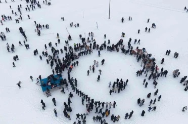 2 bin 400 rakımlı Aydıntepe Yaylası’nda kış festivali coşkusu 