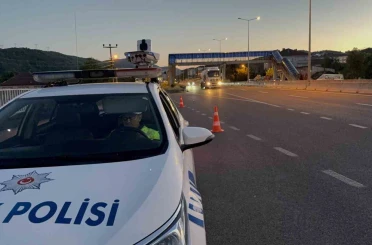 232 Araç trafikten men edildi 