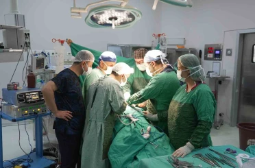 3 santimetrelik böbrek tümörü parsiyel nefrektomi ile çıkartıldı 