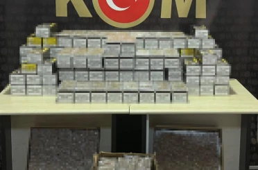 30 bin adet dolu makaron ele geçildi