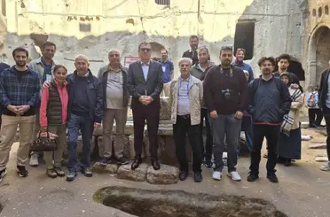 35 akademisyen Gümüşler Manastırı’nı ziyaret etti
