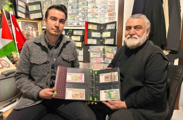 40 yıllık para koleksiyonu Gazze için açık artırmaya çıkıyor 