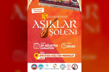 5. Uluslararası Aşıklar Şöleni’ne davet
