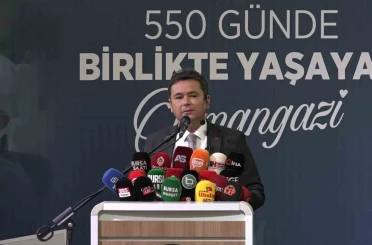 "550 günde birlikte yaşayan Osmangazi" 