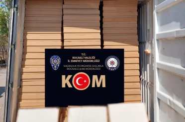 560 tepsi sigara filtresi ele geçirildi 