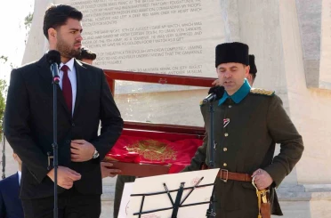 57’nci Alay Sancağı 111 yıl sonra kurulan 57 Alay’a teslim edildi 