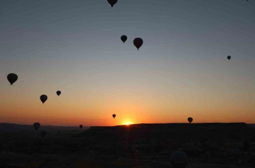6 ayda 306 bin turist Kapadokya’yı kuş bakışı izledi 