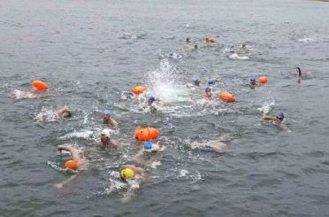 60. Uluslarası Tekirdağ Kiraz Festivali’nde kulaç ve yelken mücadelesi 