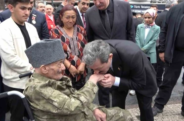 94 yaşındaki Kore Gazisi Cemal Yayla’ya Gaziler Günü’nde anlamlı vefa 