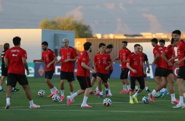 A Milli Futbol Takımı, Avustralya maçının hazırlıklarına devam etti 