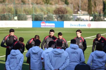 A Milli Futbol Takımı, İspanya maçı hazırlıklarına başladı 