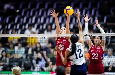A Milli Kadın Voleybol Takımı, ABD’ye mağlup oldu 