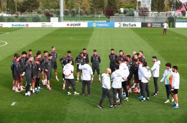 A Milli Takım, Bulgaristan maçı hazırlıklarını sürdürdü 