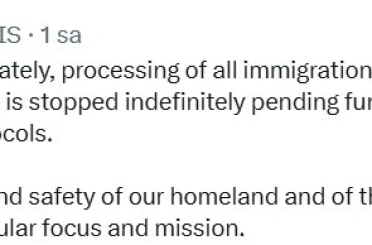 ABD, Ulusal Muhafızlara yönelik saldırının ardından Afgan uyruklu kişilerin göçmenlik başvurularını süresiz olarak askıya aldı