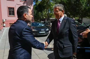 Adalet Bakanı Akın Gürlek, KKTC Başbakanı Ünal Üstel ile bir araya geldi