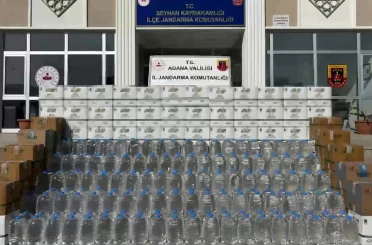 Adana’da 2 bin litre kaçak alkol ele geçirildi: 1 tutuklama 