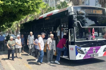 Adana’da toplu taşımada klima çilesi 