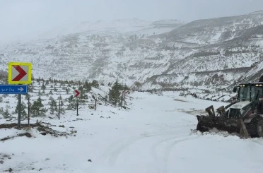 Adana’nın yüksek kesimlerinde kar yağışı etkili oldu 