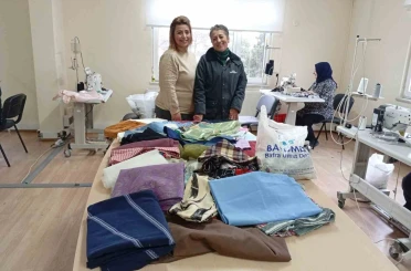 ADEM kursiyerlerine malzeme desteği 