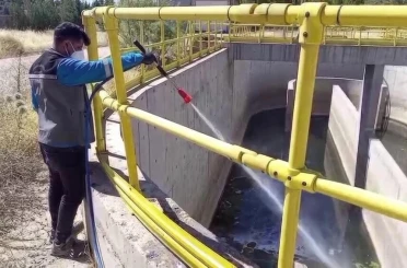 Adıyaman Belediyesi larva mücadelesini yoğunlaştırdı 