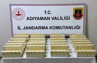 Adıyaman’da 530 paket kaçak sigara ele geçirildi
