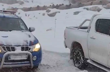 Adıyaman’da dağda mahsur kalan iki çoban ve 800 küçükbaş hayvan kurtarıldı 