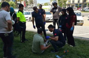 Adıyaman’da motosiklet devrildi: 1 yaralı 