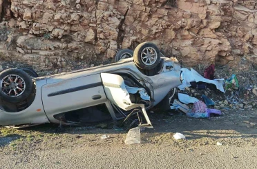 Adıyaman’da otomobil devrildi: 3 yaralı 